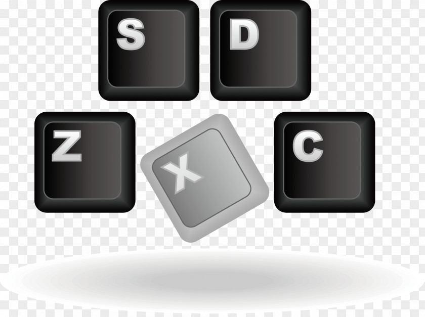 Vector Black Keyboard Computer Mouse Icon PNG