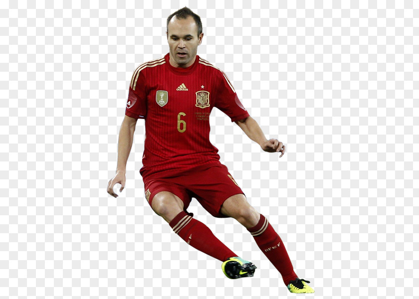 Andres Andrés Iniesta Spain National Football Team FC Barcelona 2010 FIFA World Cup Final PNG