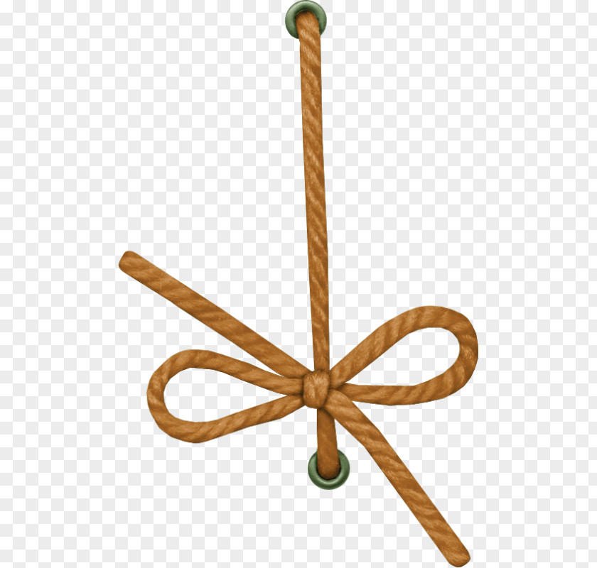 Brown Simple Rope Decoration Pattern Knot PNG
