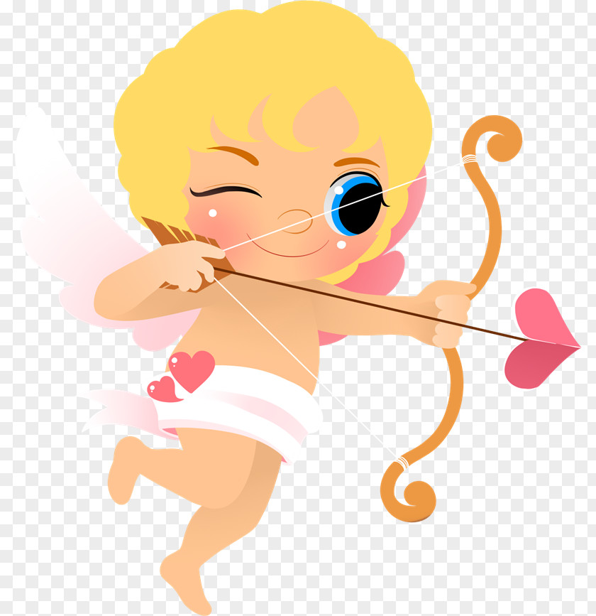 Cupid Clip Art Image Valentine's Day Openclipart PNG