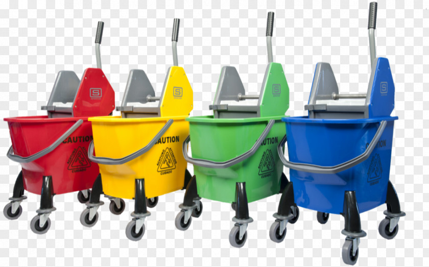 Mop Bucket Tool Cart Cleaning PNG