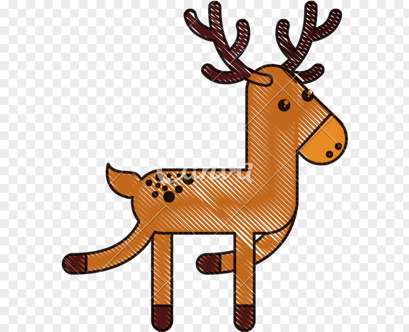 Tail Fawn Christmas Card Background PNG