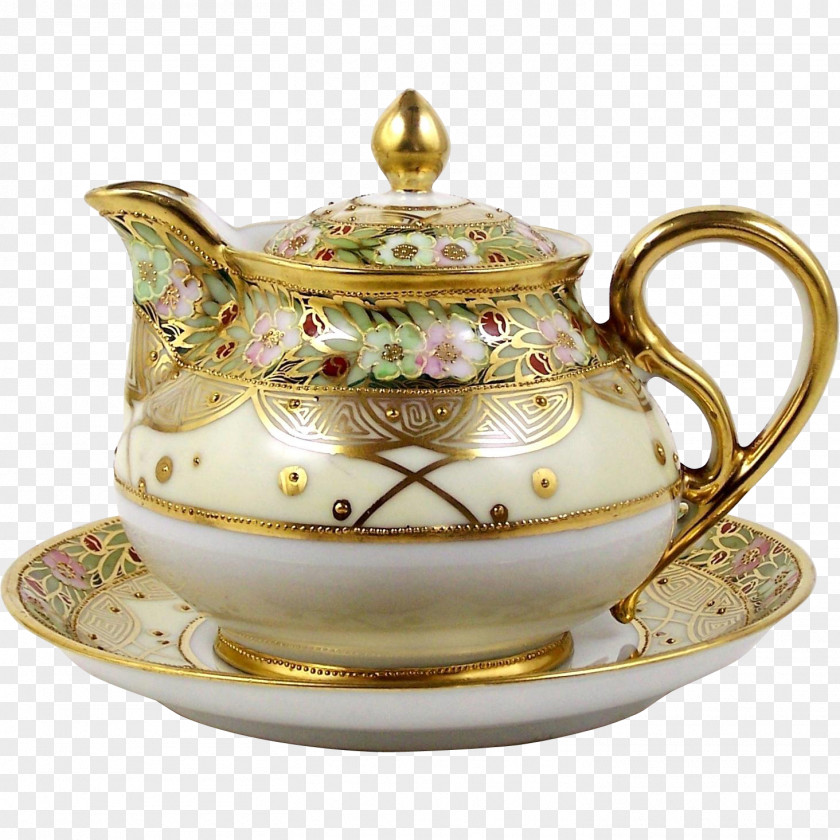 Teapot Tableware Porcelain Noritake Saucer PNG