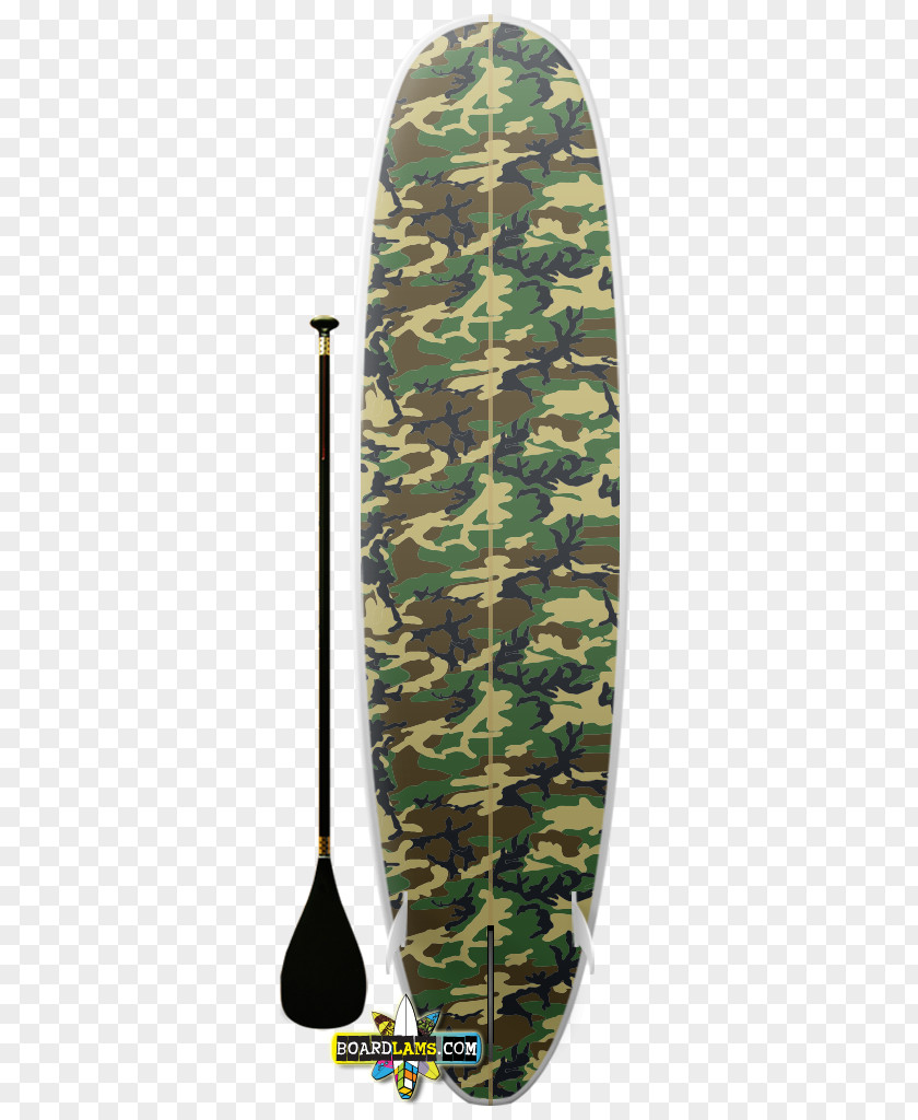 Camouflage Pattern Rice Paper Military Surfboard Surfing PNG
