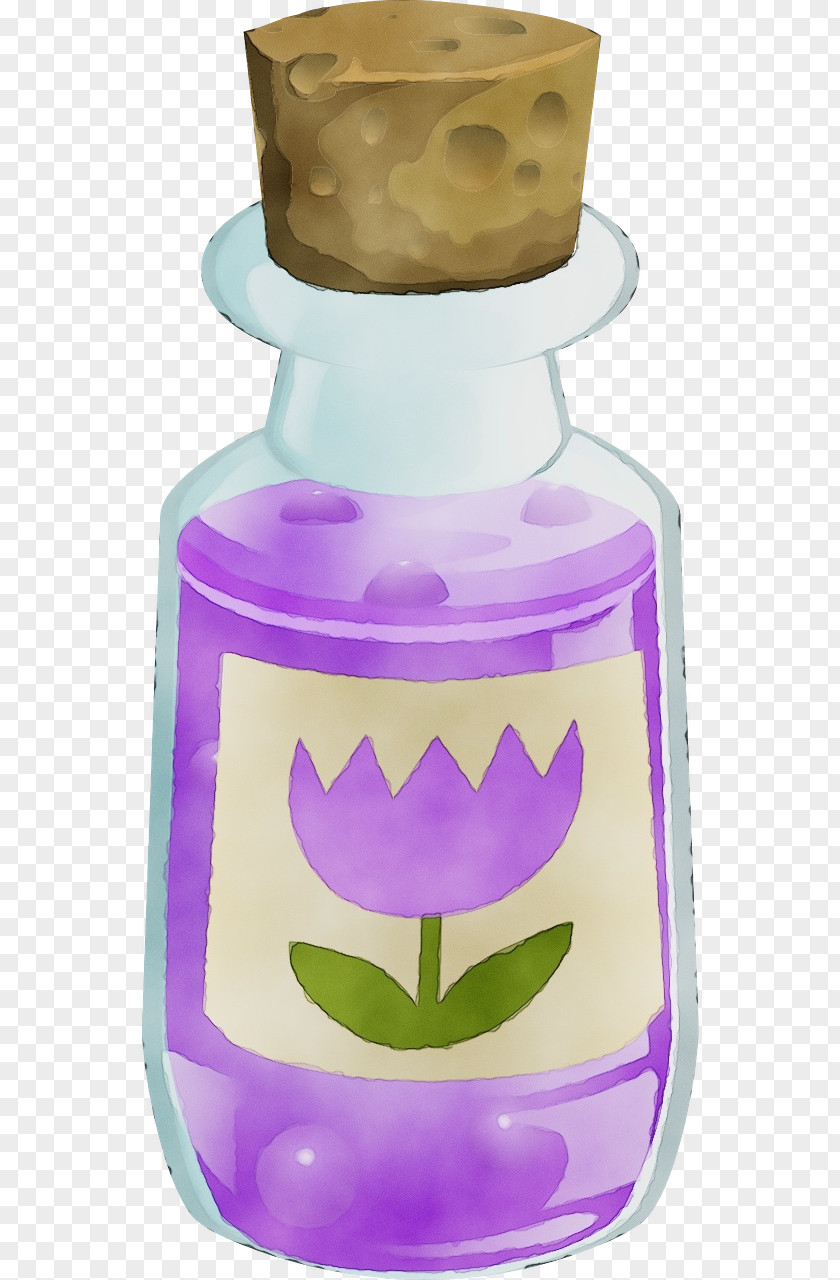 Drinkware Flower Water Bottle Drawing PNG