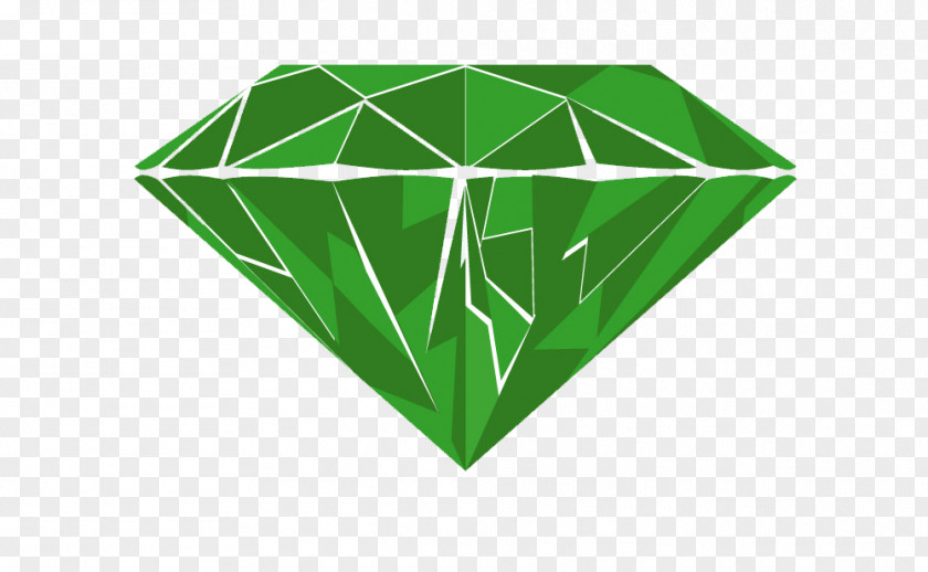 Emerald Green Diamond Logo PNG