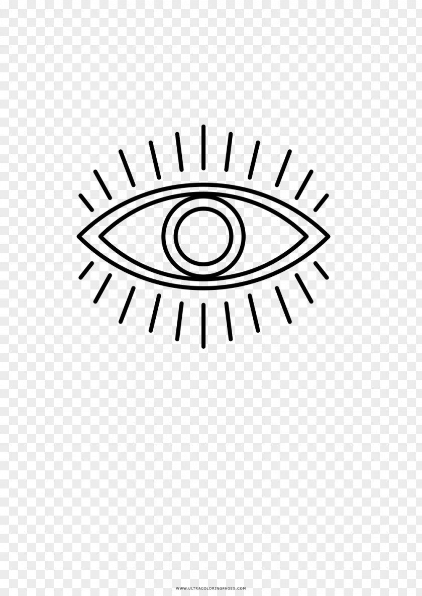 Eye Drawing Coloring Book Black And White Tattoo PNG