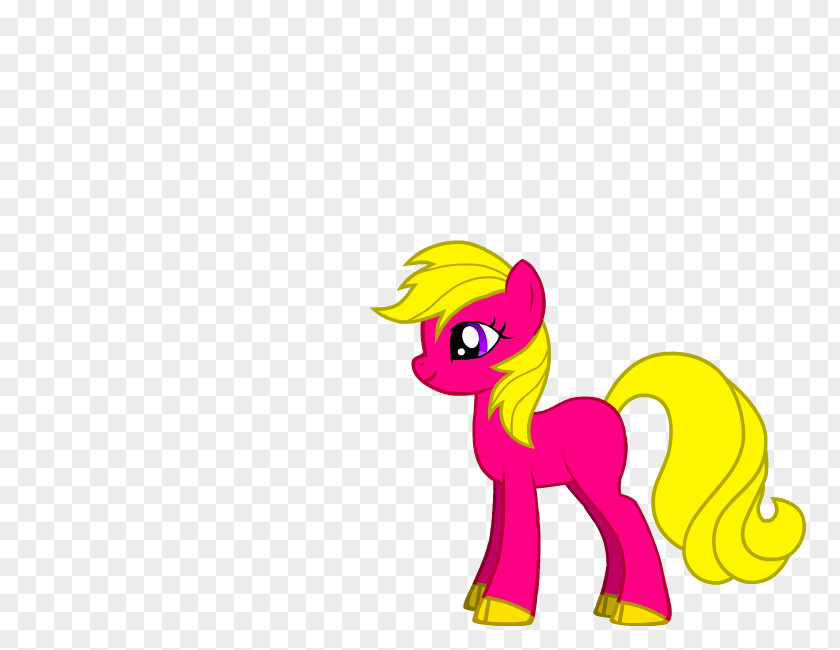 Happy B Day Horse Art Pink M Clip PNG