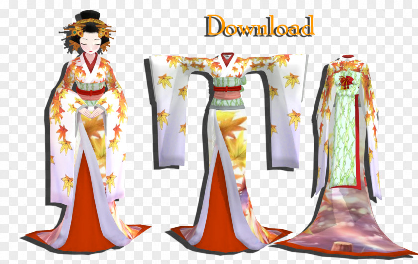 Kimono Clothing Dress Costume Hanfu PNG