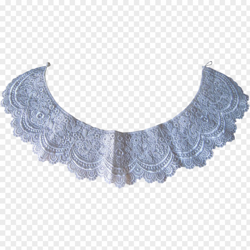 Lace Necklace Collar Pin PNG