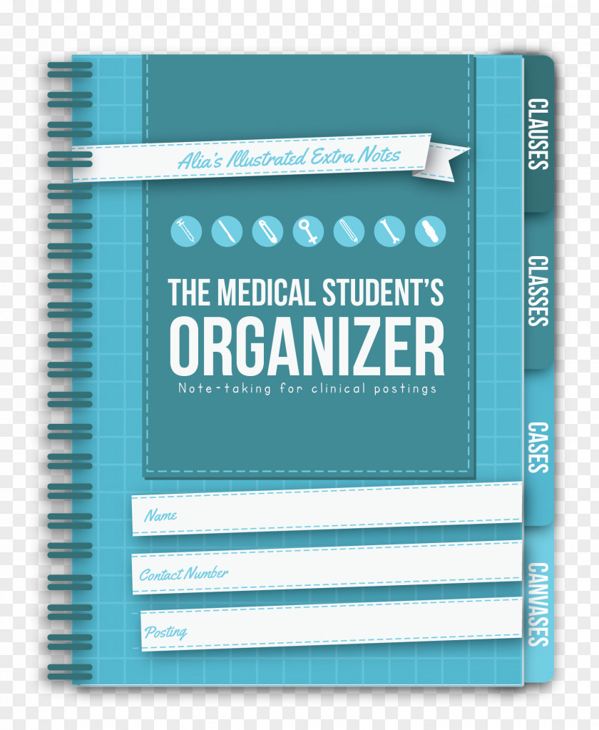 Notebook Student Textbook Medicine Hanz Medshoppe PNG