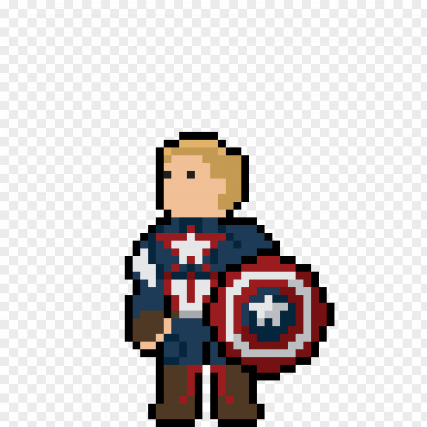 Pixel Art Clint Barton Vision Black Widow Captain America PNG