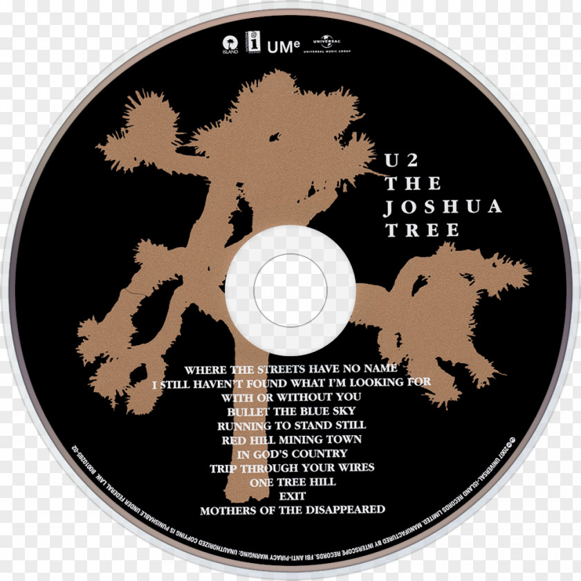 The Joshua Tree U2 Achtung Baby I Still Haven't Found What I'm Looking For Island Records PNG
