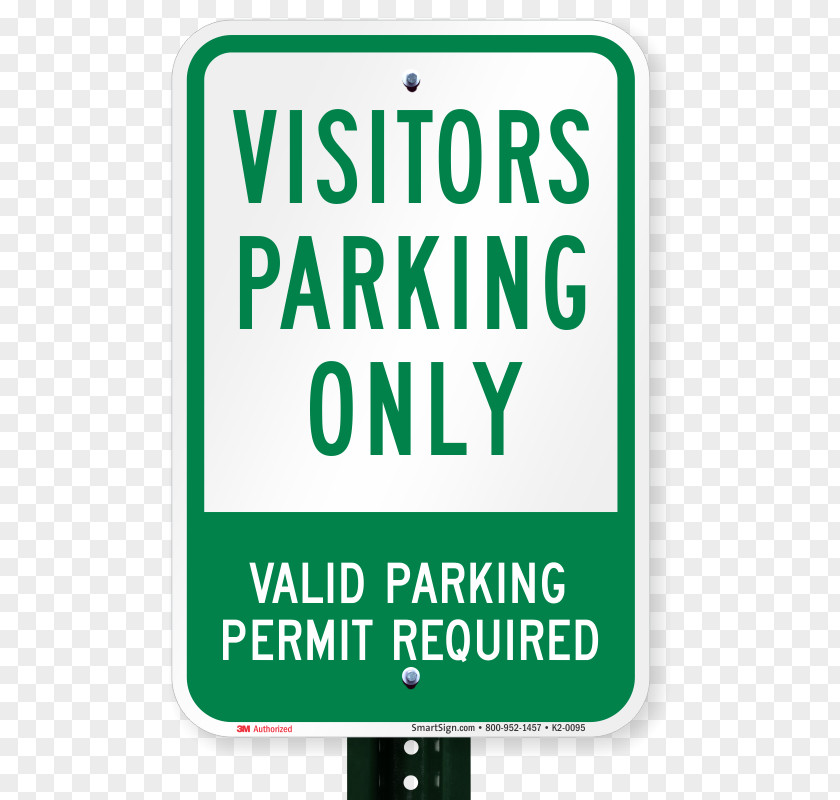Visitor Parking Car Park Disabled Permit Sign Disability PNG