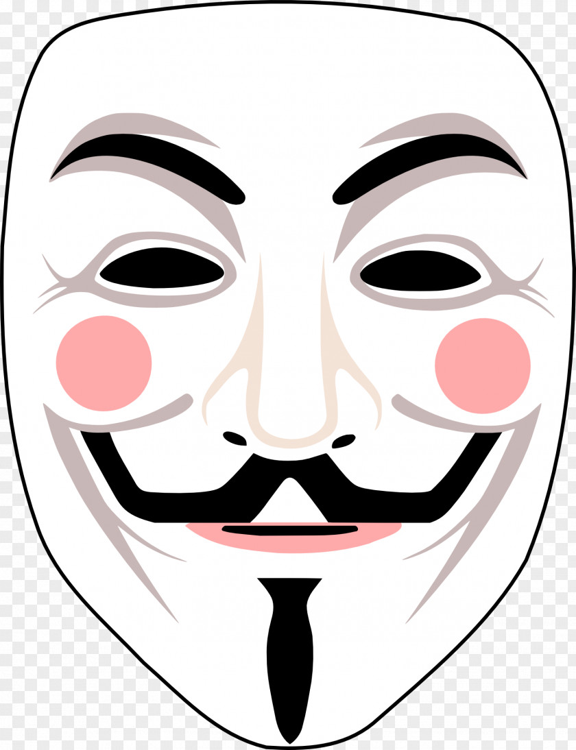 Anonymous Mask Gunpowder Plot Guy Fawkes V For Vendetta PNG