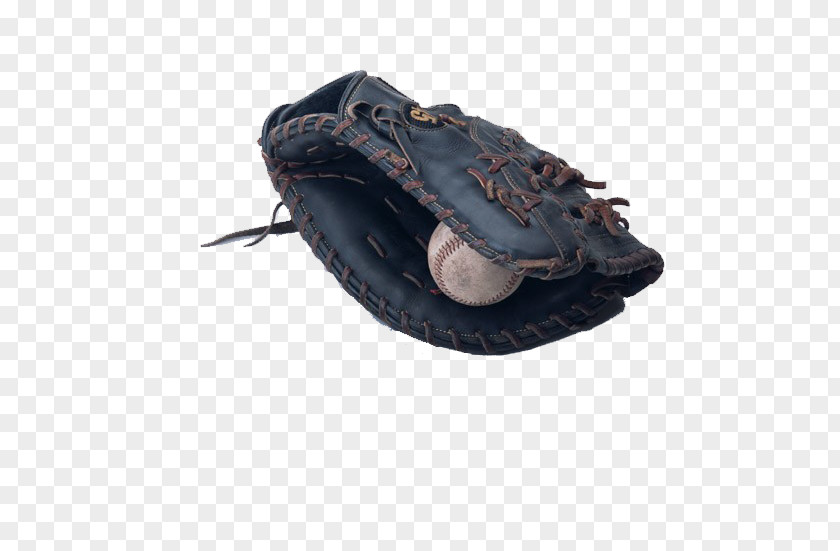 Black Baseball Glove Sport Bat PNG