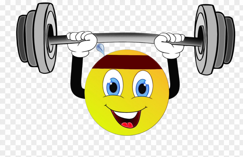 Bodybuilding Wheel Smiley Face Background PNG