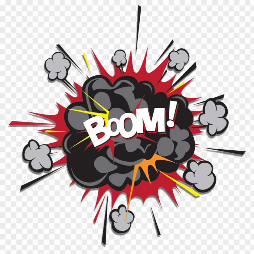 Boom PowerPoint Animation Explosion Clip Art PNG