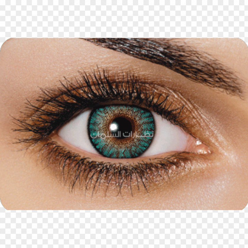 Eye Contact Lenses Color Turquoise PNG