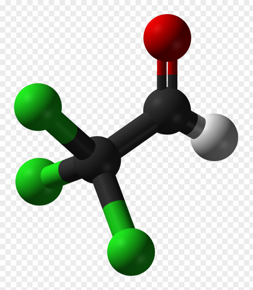 Molecule Chloral Chemical Compound Chemistry Ball-and-stick Model PNG