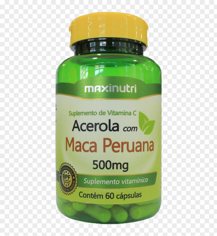 Peruvian Maca Dietary Supplement Barbados Cherry Vitamin Health PNG