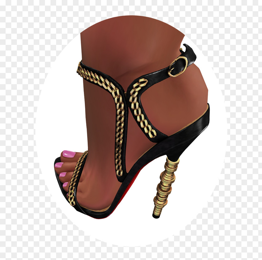 Sandal High-heeled Shoe PNG