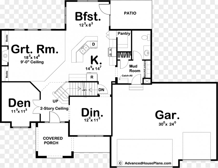 Traditional House Plan Floor Architecture PNG