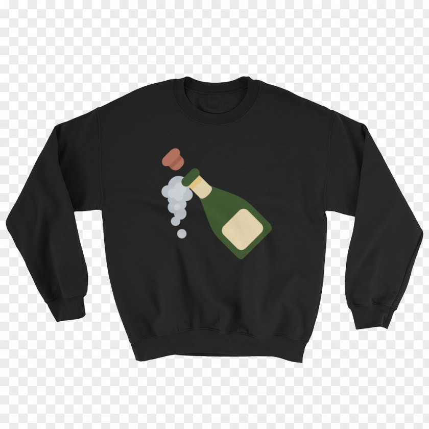 Bottle Mockup T-shirt Crew Neck Top Sweater PNG