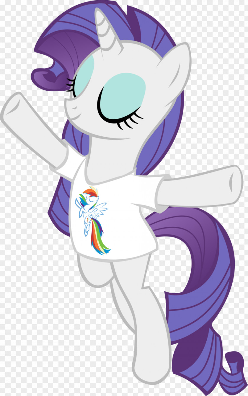 Creative Pony Rarity T-shirt Rainbow Dash Applejack PNG