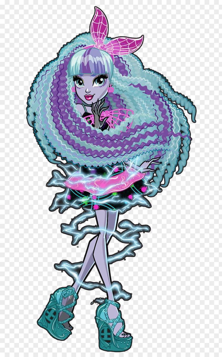 Doll Monster High Frankie Stein Ever After PNG