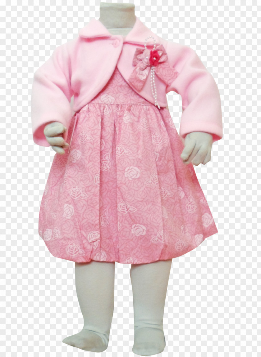 Dress Child Sleeve Outerwear Pink M PNG