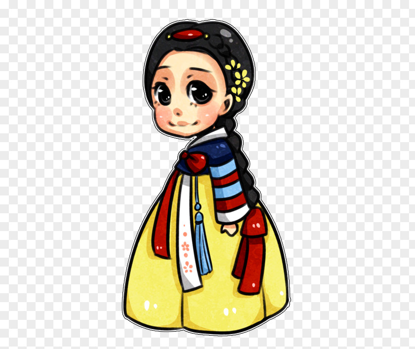 Hanbok Tiana Snow White Korea Disney Princess PNG