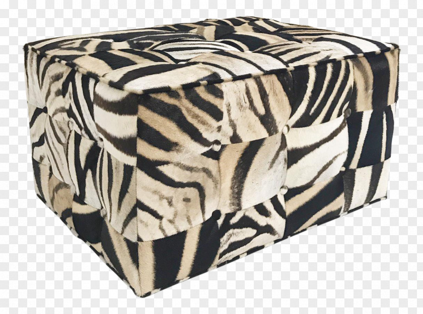 Patchwork Foot Rests Footstool Cowhide Pillow Zebra PNG