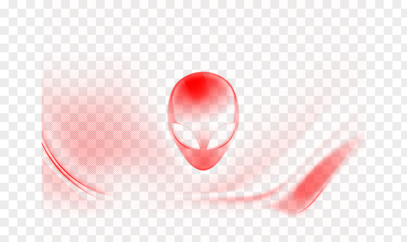 Red Alien Heart Valentines Day Wallpaper PNG