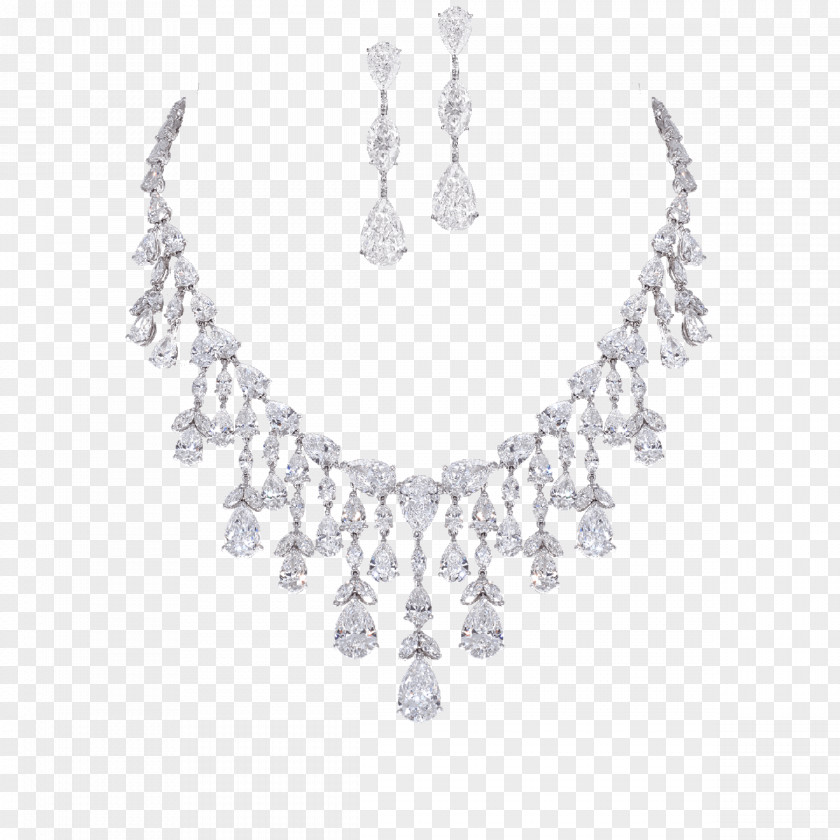 Silver Necklace Jewellery Earring Gemstone Diamond PNG