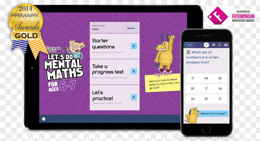 Smartphone Let's Do Mental Maths For Ages 6-7 Feature Phone Handheld Devices PNG