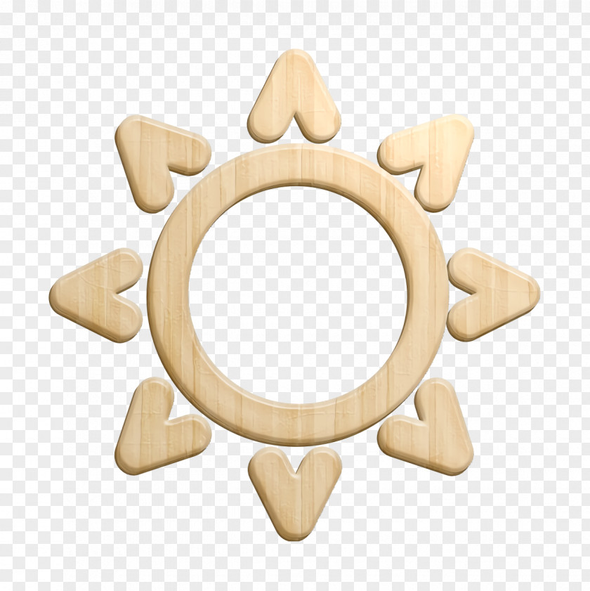 Symbol Wood Light Icon Shine Sun PNG