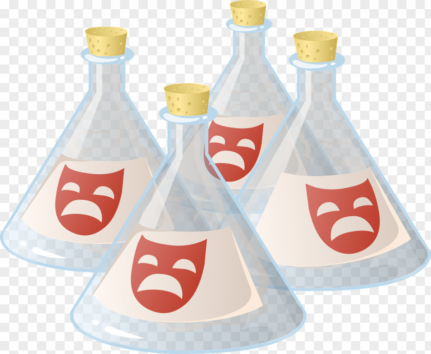Chemical Laboratory Flasks PNG