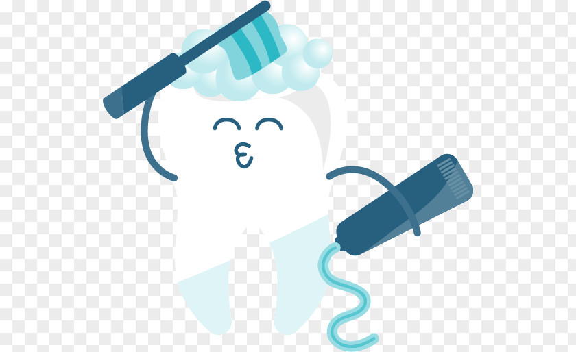 Cute Cartoon Smiley Tooth Dentistry PNG