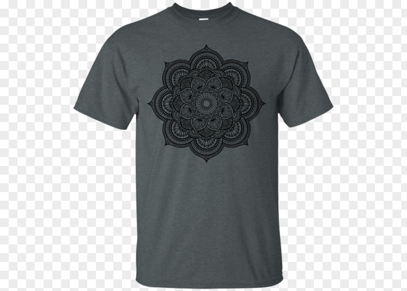 Mandala Yoga T-shirt Hoodie Clothing Gildan Activewear PNG