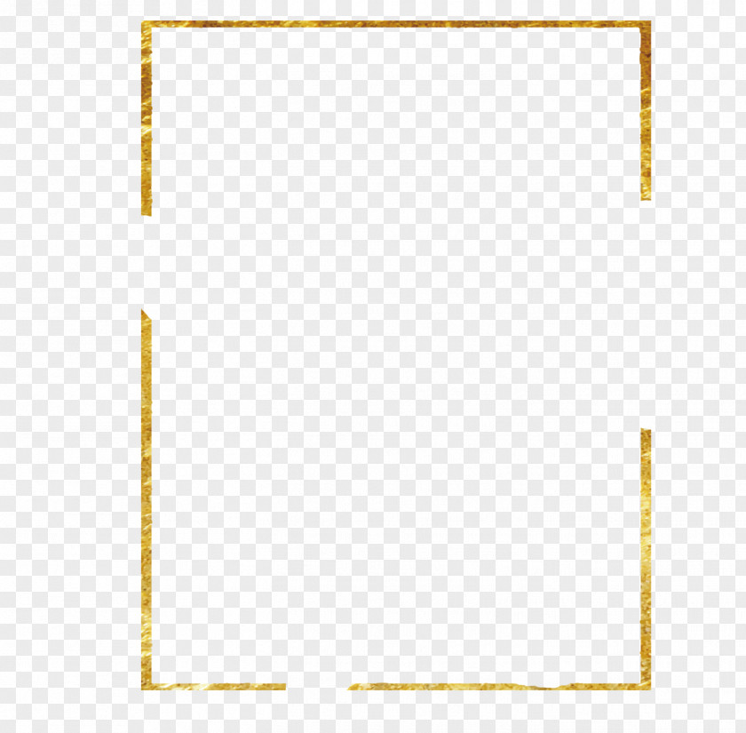 Old Golden Frame Material Pattern PNG