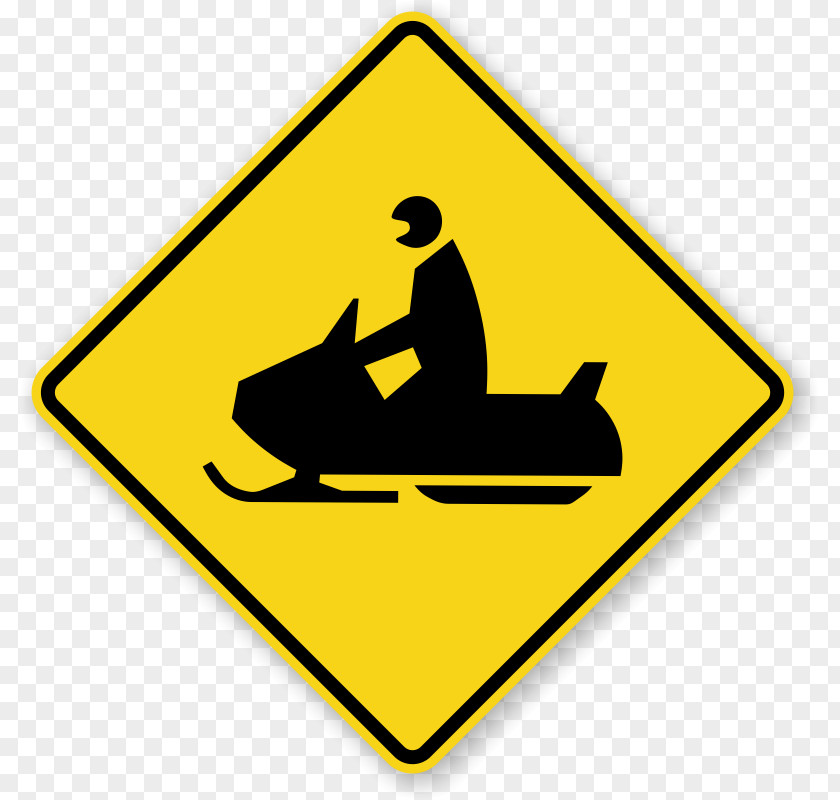 Arrow Material Snowmobile Traffic Sign Warning Vehicle PNG