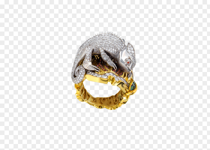 Chameleon Jewellery Gemstone Silver Metal Diamond PNG