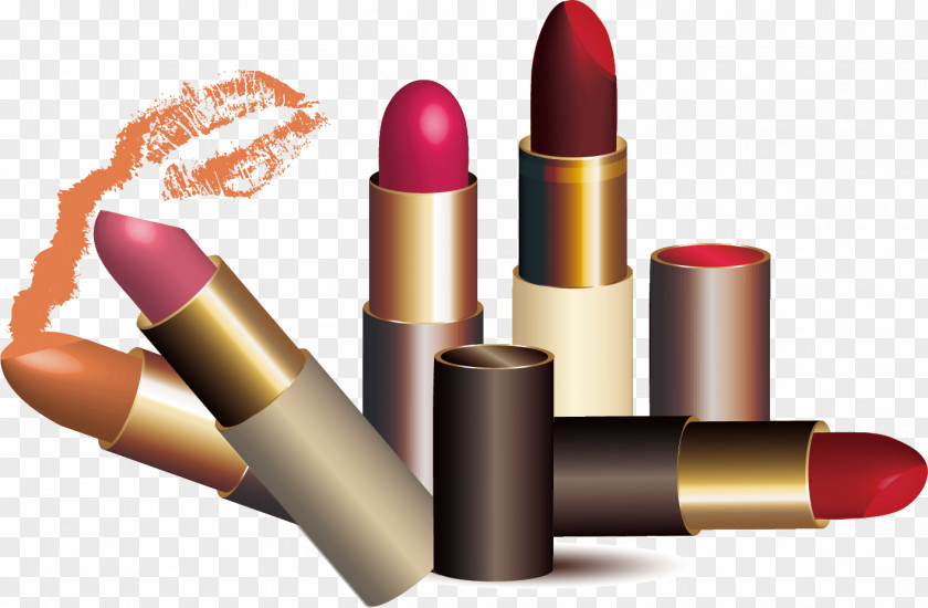 Vector Lipstick Cosmetics Drawing PNG