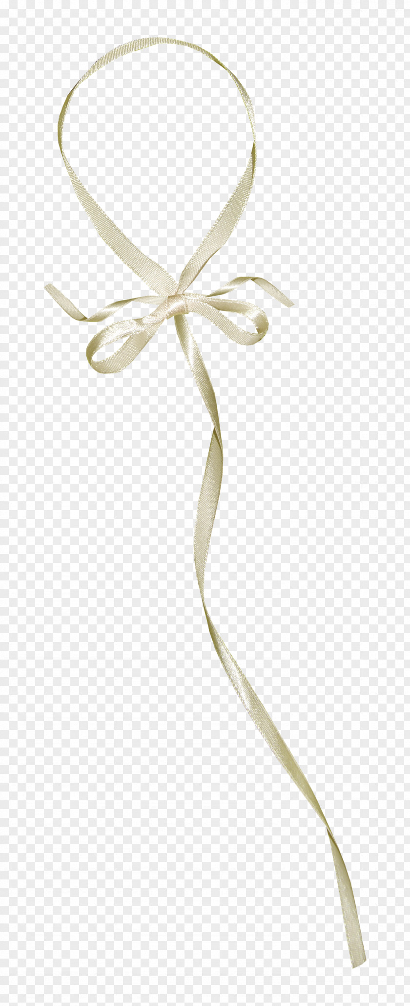 Gold Ribbon Bow Paper Shoelace Knot PNG