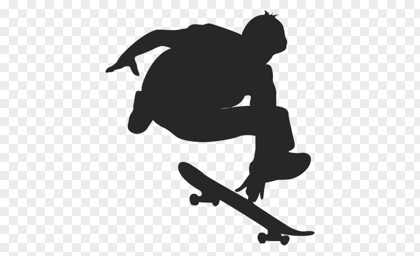Skateboard Sticker Silhouette Wall Decal PNG