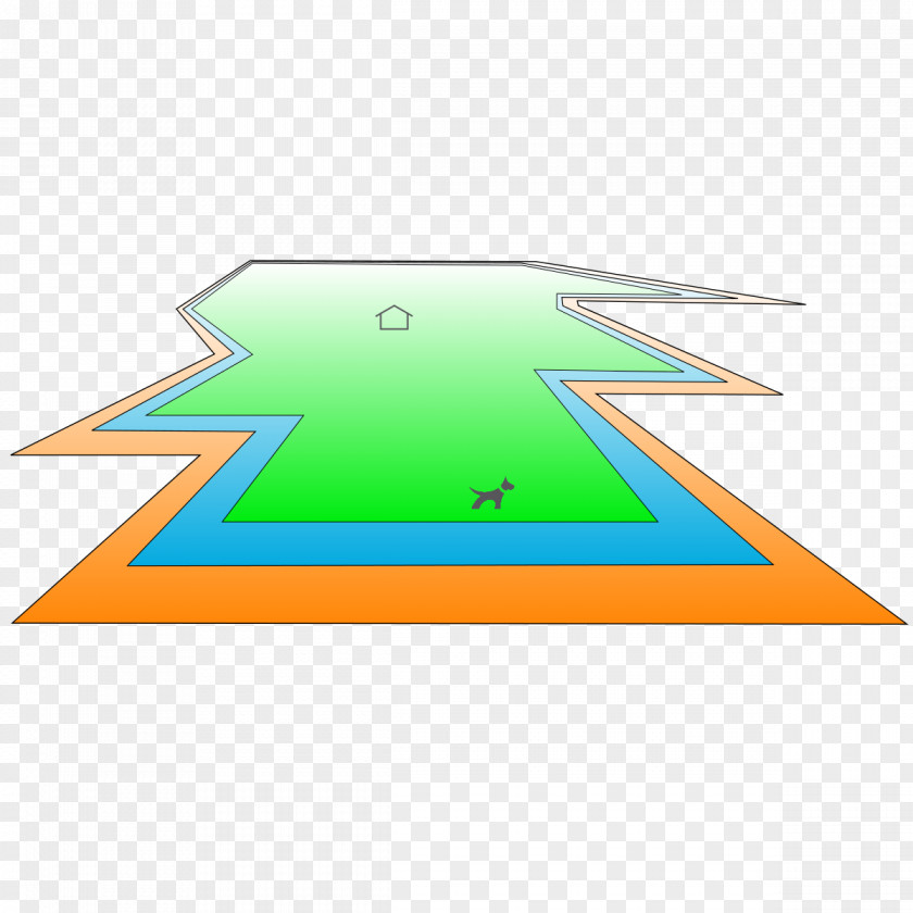 Gradual Change Triangle GPS Navigation Systems Point Area PNG