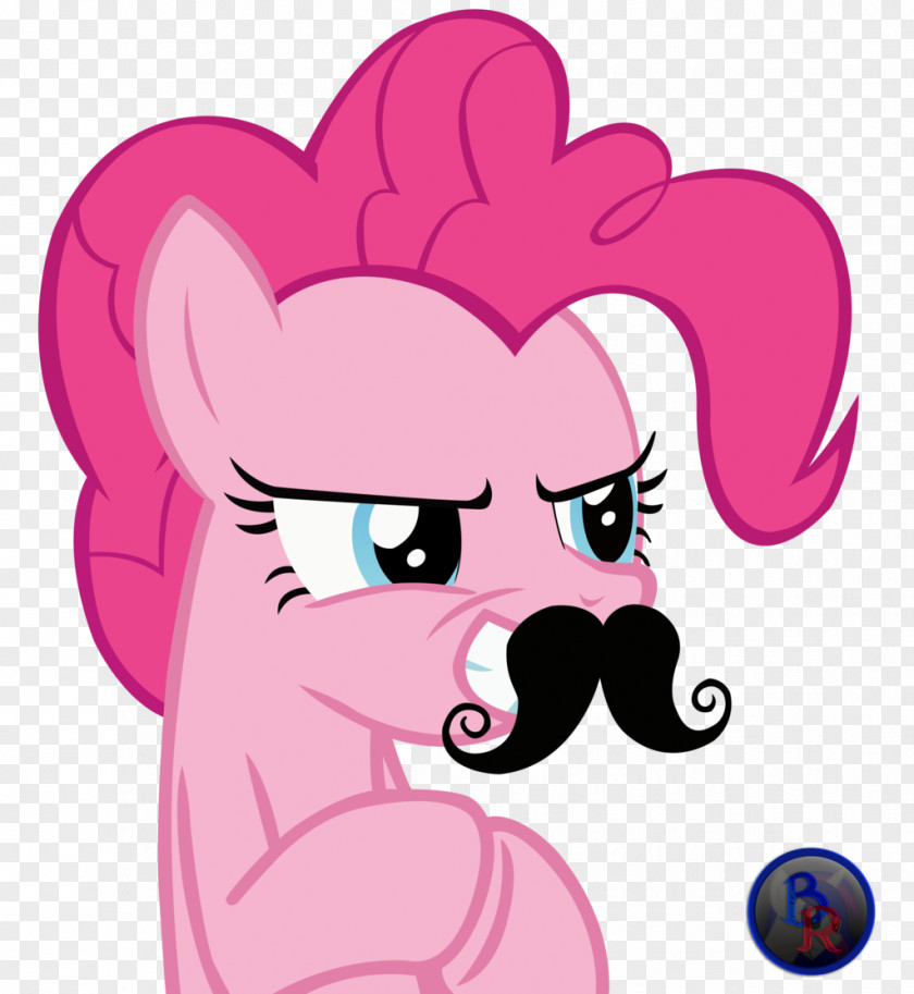 Moustache Pinkie Pie Spike Rarity PNG