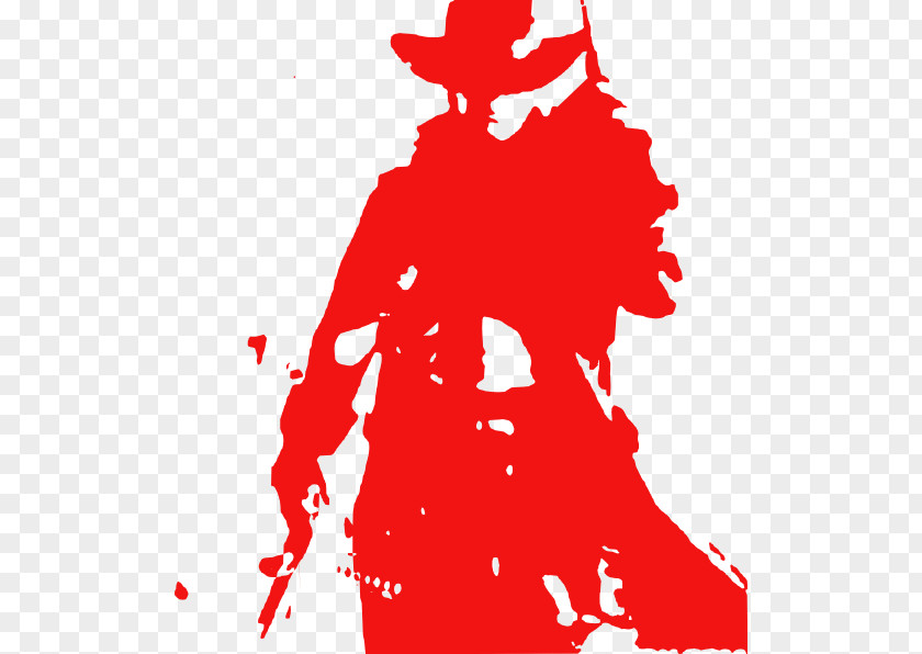 Cowboy Black And White Western Clip Art PNG