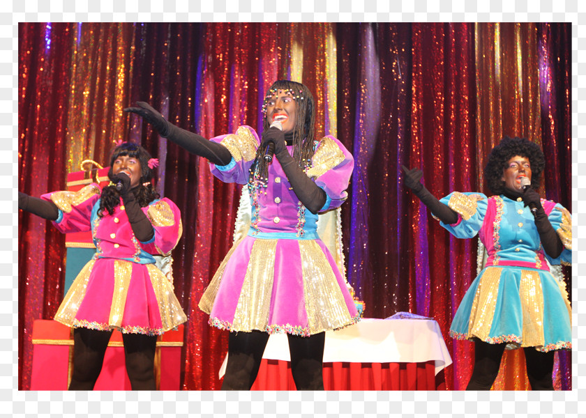 GirlBand Sinterklaasfeest Zwarte Piet Folk Dance Costume PNG